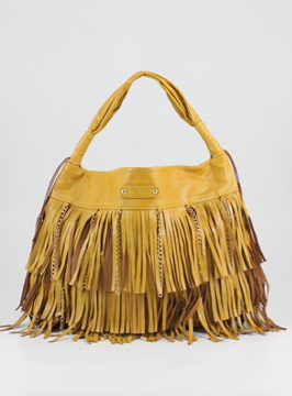 Rachel Zoe Continues On with Her Love of Black and Boho Fringes